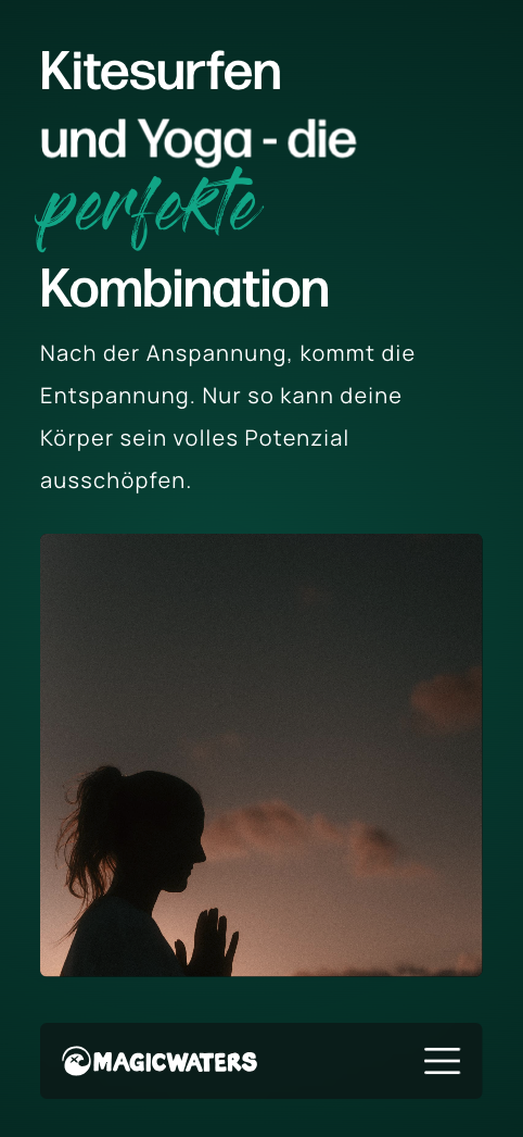 Screendesign Beispiel Mobil von funkhaus - Digital Studio für Travel & Tourism Brands