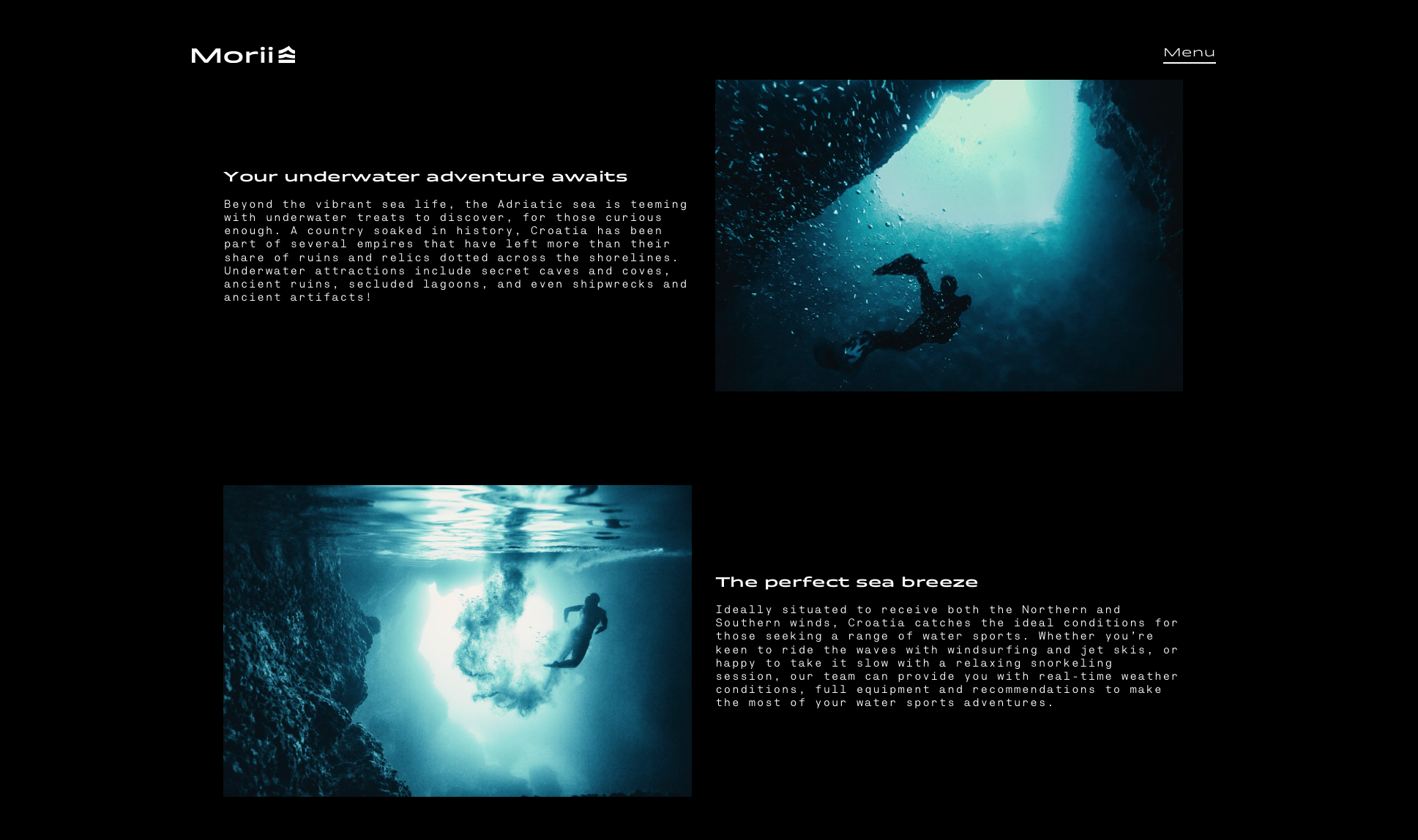 Beispiele Website Tourbuchung / Creative Studio funkhaus für Websites & Branding / UI & UX Design