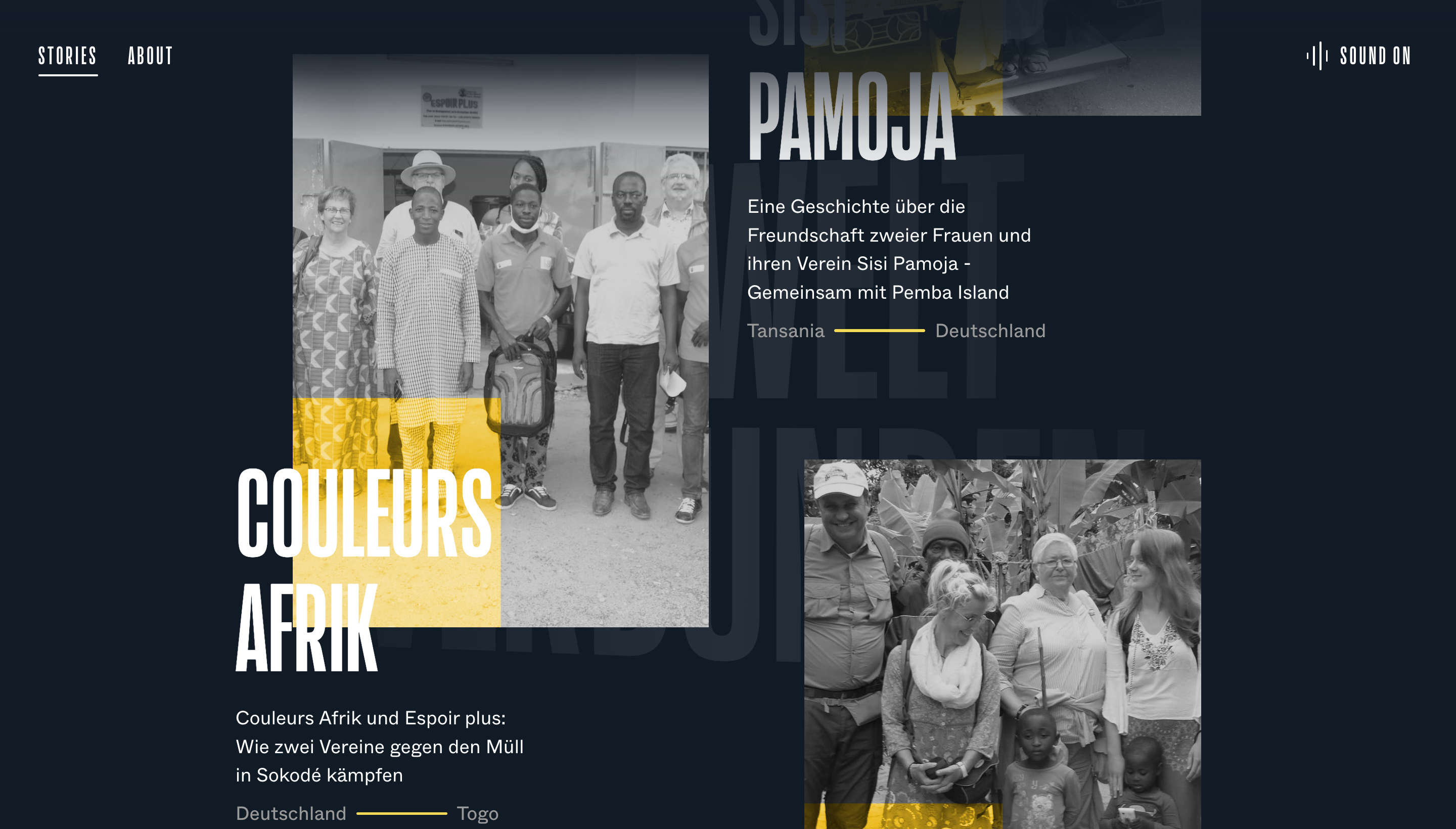 Immersive Weberlebnis mit Audio-Spuren, Interkulturelles Webprojekt aus Mecklenburg-Vorpommern