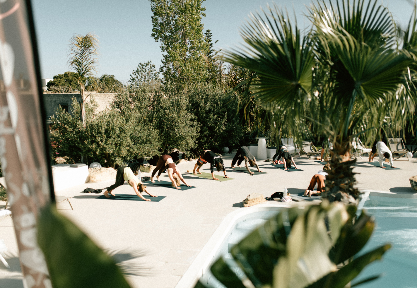 Yoga am Wasser - Fotoshooting von funkhaus - Digital Studio für Travel & Tourism Brandd